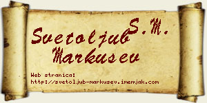 Svetoljub Markušev vizit kartica